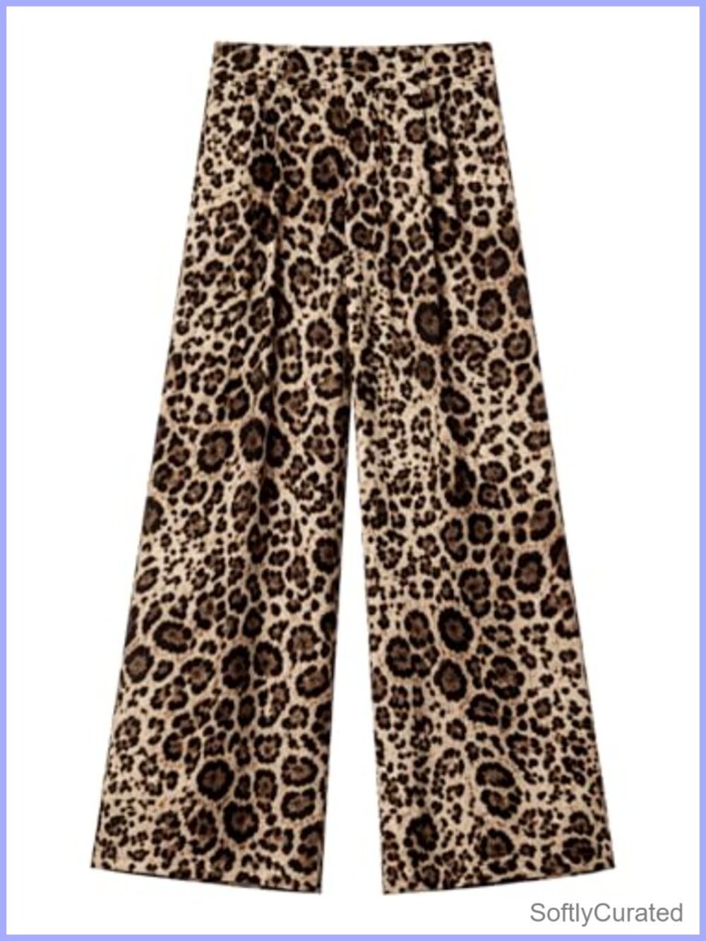 Womens Wide Leg Palazzo Pants Flowy Summer with Pockets Elastic Waist